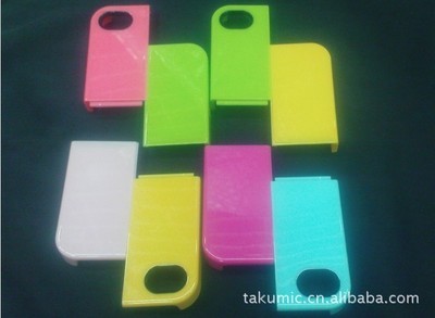 時尚與防護(hù)并存 深圳市港盛興塑膠制品新款iPhone4/4s撞色四件套保護(hù)殼